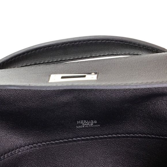 Hermes Kelly Cut Pochette Evercolor Black - Picture 7 of 7
